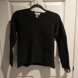 Old Navy Dark Green Wool V-neck Sweater